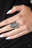 Paparazzi Majestically Monte Carlo Silver Ring - The Jewelry Box Collection 