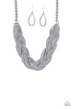 Paparazzi The Great Outback Silver Necklace - The Jewelry Box Collection 