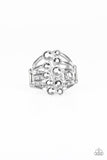 Paparazzi Meet In The Middle - Silver Ring - The Jewelry Box Collection 