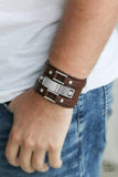 Paparazzi Rural Ranger - Brown Bracelet - The Jewelry Box Collection 