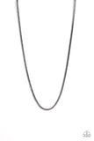 Paparazzi Killer Crossover - Black Necklace - The Jewelry Box Collection 