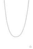 Paparazzi Mardi Gras Madness - Silver Necklace