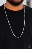 Paparazzi Mardi Gras Madness - Silver Necklace