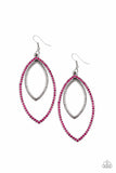 Paparazzi High Maintenance Pink Earrings | 2019 Convention Exclusive