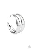 Paparazzi HOOPS! I Did It Again - Silver Earring