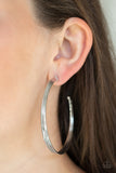 Paparazzi Wheelhouse - Silver Hoop Earring