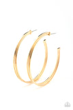 Paparazzi Wheelhouse - Gold Hoop Earring