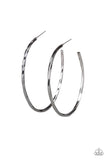 Paparazzi Loop de HOOP - Black Hoop Earring