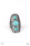 Paparazzi Accessories Stone Oracle - Blue Ring - The Jewelry Box Collection 