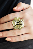 Paparazzi Ring Tropical Gardens - Brass
