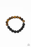 Paparazzi Destiny - Brown Bracelet