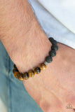 Paparazzi Destiny - Brown Bracelet