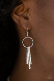 Paparazzi Metallic Mane Silver Necklace and matching Earrings