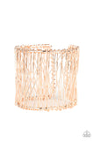 Paparazzi Work For WIRE - Rose Gold Bracelet