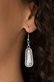 Paparazzi MANE Up - Silver necklace and Matching Earrings