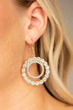 Paparazzi Spotlight Shout Out - Gold Earring