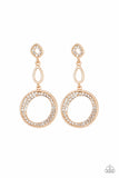 Paparazzi On The Glamour Scene Gold Earring