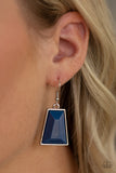 Paparazzi Lions, TIGRESS, and Bears -  Blue- Silver Necklace and matching Earrings