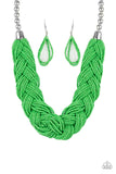 Paparazzi The Great Outback - Green Necklace - The Jewelry Box Collection 