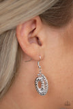 Paparazzi Necklace Metro Mystique  Silver Necklace and Matching Earrings