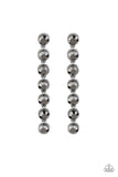 Paparazzi Dazzling Debonair - Black Earring - The Jewelry Box Collection 