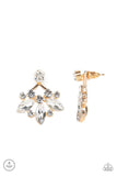 Paparazzi Crystal Constellations - Gold Post Earrings - The Jewelry Box Collection 