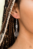 Paparazzi Treasure Temptress - Silver - Coin Discs Dangle - Ornate Silver Necklace - Fashion Fix Exclusive September 2019