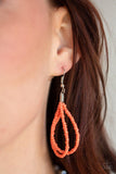 Paparazzi The Great Outback - Orange Necklace - The Jewelry Box Collection 