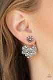 Paparazzi Garden Spindrift Silver Earrings