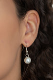 Paparazzi Uptown Heiress Black Pearl Necklace and Matching Earrings