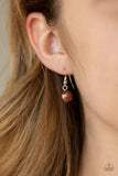 Paparazzi SoHo Socialite - Brown Necklace and matching Earrings