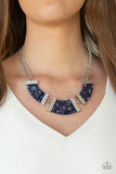 Paparazzi HAUTE-Blooded- Purple and Silver Necklace