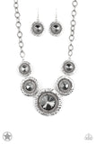 Paparazzi Global Glamour Gunmetal Necklace - The Jewelry Box Collection 