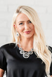 Paparazzi Global Glamour Gunmetal Necklace - The Jewelry Box Collection 