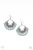 Paparazzi Canyonlands Celebration - Blue Turquoise Stone - Earrings - Fashion Fix Exclusive October 2019 - The Jewelry Box Collection 