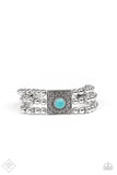 Paparazzi Solstice Soul - Blue Turquoise Stone - Bracelet - Fashion Fix Exclusive October 2019