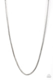 Papaparazzi Victory Lap - Silver Urban Necklace - The Jewelry Box Collection 
