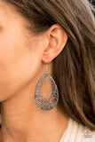 Paparazzi Iridescently Ivy Silver Earrings