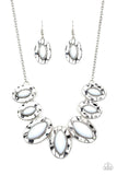 Paparazzi Terra Color - White Necklace - The Jewelry Box Collection 