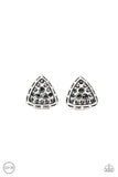 Paparazzi Rebel Rapture - Black Earrings