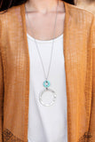 Paparazzi Optical Illusion Blue Necklace - The Jewelry Box Collection 
