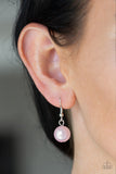 Paparazzi One-Way WALL STREET - Pink Pearls - Silver Chain Necklaces and matching Earrings