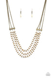 Paparazzi Terra Trails - White Necklace - The Jewelry Box Collection 