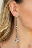 Paparazzi When It REIGNS - Black Earrings - The Jewelry Box Collection 