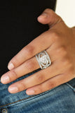 Paparazzi Sweetly Sweetheart - White Ring