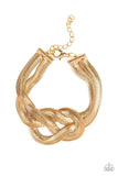 Paparazzi To The Max - Gold Bracelet - The Jewelry Box Collection 