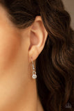 Paparazzi  Infinite Impact - Silver Necklace and Matching Earrings - The Jewelry Box Collection 