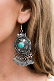 Paparazzi Rural Rhythm Blue Earring - The Jewelry Box Collection 
