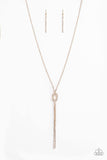 Paparazzi Knockout Knot - Gold Necklace - The Jewelry Box Collection 