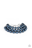 Paparazzi Total PEARL-fection - Blue Pearl Bracelet